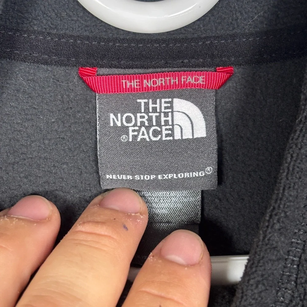 The North Face Mens XXXL Black TKA 100 Quarter Zip Fleece Pullover Sweater